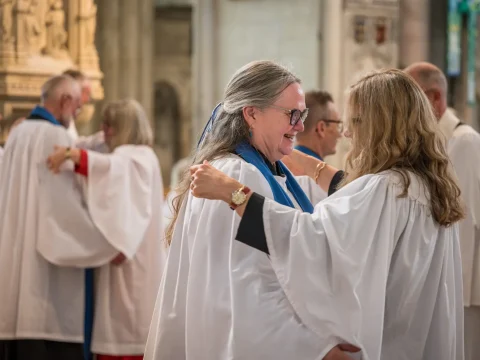 Licensed Lay Ministry celebration service inside Caathedral